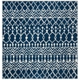 thumbnail image 1 of SAFAVIEH Tulum Glen Moroccan Geometric Area Rug, Navy/Ivory, 6'7" x 6'7" Square, 1 of 4