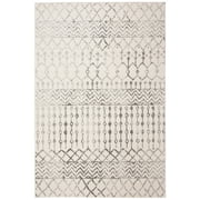SAFAVIEH Tulum Glen Oriental Area Rug, Ivory/Grey, 5'3" x 7'6"