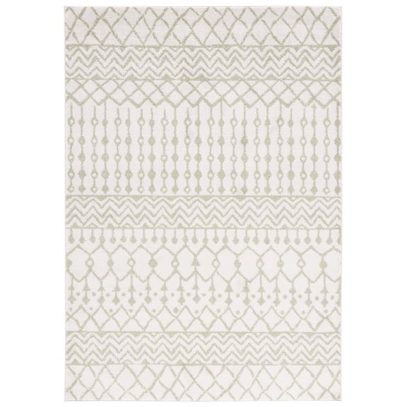 SAFAVIEH Tulum Glen Oriental Area Rug, Ivory/Sage, 3' x 5'