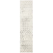 SAFAVIEH Tulum Glen Oriental Runner Rug, Ivory/Grey, 2' x 5'