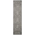 thumbnail image 1 of SAFAVIEH Tulum Goddard Moroccan Geometric Runner, 2' x 6', Dark Grey/Ivory, 1 of 7