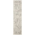 thumbnail image 1 of SAFAVIEH Tulum Goddard Moroccan Geometric Runner, 2' x 9', Ivory/Grey, 1 of 7