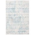 thumbnail image 1 of SAFAVIEH Tulum Herbert Distressed Southwestern Area Rug, 9' x 12', Ivory/Turquoise, 1 of 7
