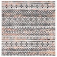 thumbnail image 1 of SAFAVIEH Tulum Kady Oriental Area Rug, Ivory Grey/Rust, 6'7" x 6'7" Square, 1 of 8