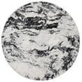 thumbnail image 1 of SAFAVIEH Tulum Kasandra Abstract Area Rug, 6'7" x 6'7" Round, Ivory/Black, 1 of 7