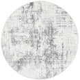 thumbnail image 1 of SAFAVIEH Tulum Kelsang Abstract Area Rug, 6'7" x 6'7" Round, Ivory/Charcoal, 1 of 8