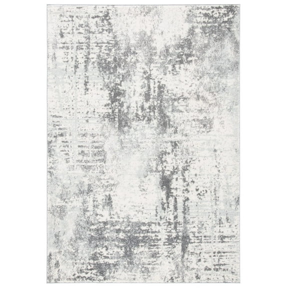 SAFAVIEH Tulum Kelsang Abstract Area Rug, 8' x 10', Ivory/Charcoal