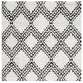 thumbnail image 1 of SAFAVIEH Tulum Kennard Geometric Area Rug, 6'7" x 6'7" Square, Ivory/Black, 1 of 8