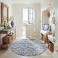 thumbnail image 1 of Safavieh Tulum Lakisha Oriental Area Rug, Ivory/Navy, 11' x 11' Round, 1 of 14