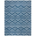 thumbnail image 1 of SAFAVIEH Tulum Lakisha Distressed Southwestern Area Rug, 12' x 15', Navy/Ivory, 1 of 8