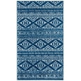 thumbnail image 1 of SAFAVIEH Tulum Lakisha Distressed Southwestern Area Rug, 2' x 3', Navy/Ivory, 1 of 8