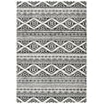 thumbnail image 1 of SAFAVIEH Tulum Lakisha Distressed Southwestern Area Rug, 3' x 5', Ivory/Black, 1 of 8