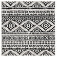 thumbnail image 1 of SAFAVIEH Tulum Lakisha Distressed Southwestern Area Rug, 4' x 4' Square, Ivory/Black, 1 of 8