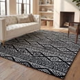 thumbnail image 1 of Safavieh Tulum Lakisha Oriental Area Rug, Black/Ivory, 6' x 9', 1 of 16