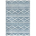thumbnail image 1 of SAFAVIEH Tulum Lakisha Distressed Southwestern Area Rug, 6' x 9', Ivory/Navy, 1 of 9
