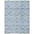 thumbnail image 1 of SAFAVIEH Tulum Lakisha Distressed Southwestern Area Rug, 9' x 12', Ivory/Navy, 1 of 9