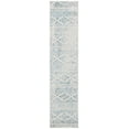 thumbnail image 1 of SAFAVIEH Tulum Lakisha Distressed Southwestern Runner, 2' x 13', Ivory/Turquoise, 1 of 8