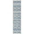 thumbnail image 1 of SAFAVIEH Tulum Lakisha Distressed Southwestern Runner, 2' x 5', Ivory/Navy, 1 of 9