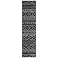 thumbnail image 1 of SAFAVIEH Tulum Lakisha Distressed Southwestern Runner, 2' x 7', Black/Ivory, 1 of 9