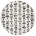 thumbnail image 1 of SAFAVIEH Tulum Lancaster Geometric Area Rug, 4' x 4' Round, Ivory/Black, 1 of 8