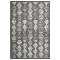 thumbnail image 1 of SAFAVIEH Tulum Lancaster Geometric Striped Area Rug, Dark Gray/Ivory, 9' x 12', 1 of 8