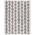 thumbnail image 1 of SAFAVIEH Tulum Lancaster Geometric Striped Area Rug, Ivory/Black, 11' x 15', 1 of 9