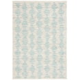 thumbnail image 1 of SAFAVIEH Tulum Lancaster Geometric Striped Area Rug, Ivory/Turquoise, 8' x 10', 1 of 8