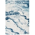 thumbnail image 1 of SAFAVIEH Tulum Liz Abstract Area Rug, 5'3" x 7'6", Ivory/Blue, 1 of 7