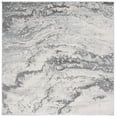 thumbnail image 1 of SAFAVIEH Tulum Liz Abstract Area Rug, 6'7" x 6'7" Square, Ivory/Grey, 1 of 7