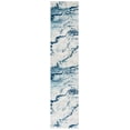 thumbnail image 1 of SAFAVIEH Tulum Liz Abstract Runner, 2' x 9', Ivory/Blue, 1 of 6