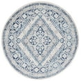 thumbnail image 1 of SAFAVIEH Tulum Lynwood Traditional Area Rug, 6'7" x 6'7" Round, Ivory/Blue, 1 of 8