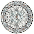 thumbnail image 1 of SAFAVIEH Tulum Mattie Oriental Area Rug, Ivory Grey/Blue Rust, 6'7" x 6'7" Round, 1 of 8
