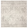 thumbnail image 1 of SAFAVIEH Tulum Merletta Moroccan Geometric Area Rug, 5' x 5' Square, Ivory/Grey, 1 of 8