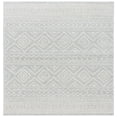 thumbnail image 1 of SAFAVIEH Tulum Merletta Moroccan Geometric Area Rug, 9' x 9' Square, Light Grey/Ivory, 1 of 8