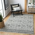 thumbnail image 1 of SAFAVIEH Tulum Merletta Moroccan Geometric Area Rug, Ivory/Black, 9' x 12', 1 of 10