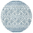 thumbnail image 1 of SAFAVIEH Tulum Merletta Oriental Area Rug, Ivory/Navy, 5' x 5' Round, 1 of 7