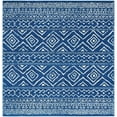 thumbnail image 1 of SAFAVIEH Tulum Merletta Oriental Area Rug, Navy/Ivory, 6'7" x 6'7" Square, 1 of 9