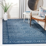 Safavieh Tulum Ophelia Oriental Area Rug, Navy/Ivory, 3' x 3' Square