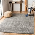 thumbnail image 1 of Safavieh Tulum Ophelia Oriental Area Rug, Dark Gray/Ivory, 5' x 5' Square, 1 of 15