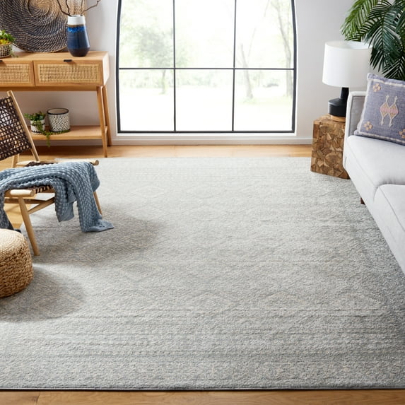 Safavieh Tulum Ophelia Oriental Area Rug, Light Gray/Ivory, 9' x 12'