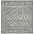 thumbnail image 1 of SAFAVIEH Tulum Ophelia Bordered Geometric Area Rug, Dark Grey/Ivory, 6'7" x 6'7" Square, 1 of 10