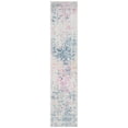 thumbnail image 1 of SAFAVIEH Tulum Ophelia Bordered Geometric Runner, 2' x 11', Ivory/Dark Blue, 1 of 8