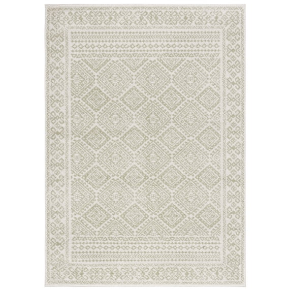 SAFAVIEH Tulum Ophelia Oriental Area Rug, Ivory/Sage, 6' x 9'