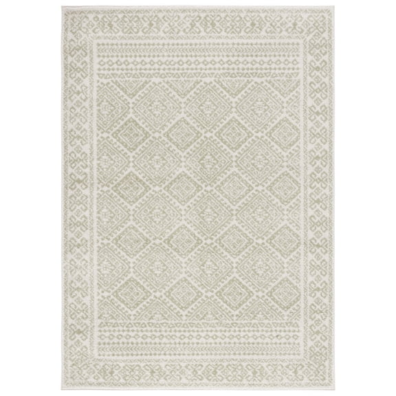 SAFAVIEH Tulum Ophelia Oriental Area Rug, Ivory/Sage, 6' x 9'