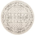 thumbnail image 1 of SAFAVIEH Tulum Ronald Distressed Area Rug, 12' x 12' Round, Ivory/Grey, 1 of 7