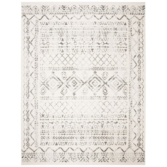 SAFAVIEH Tulum Ronald Distressed Area Rug, 12' x 18', Ivory/Grey