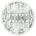 thumbnail image 1 of SAFAVIEH Tulum Ronald Distressed Area Rug, 3' x 3' Round, Ivory/Black, 1 of 7