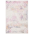 thumbnail image 1 of SAFAVIEH Tulum Ronald Distressed Area Rug, 3' x 5', Ivory/Fuchsia, 1 of 7