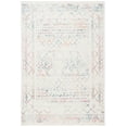 thumbnail image 1 of SAFAVIEH Tulum Ronald Distressed Area Rug, 6' x 9', Ivory/Turquoise, 1 of 7