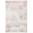 thumbnail image 1 of SAFAVIEH Tulum Ronald Oriental Area Rug, Ivory/Fuchsia, 4' x 6', 1 of 12